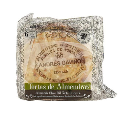 Andres Gavino Tortas de Almendras Sweet Almond Olive Oil Biscuits