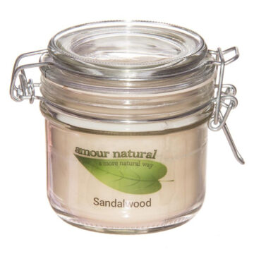 Amour Natural Sandalwood Candle