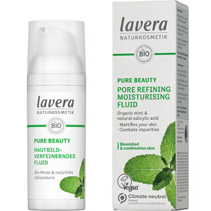 Lavera Pure Beauty Pore Refining Moisturising Fluid Organic 50ml