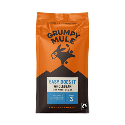 Grumpy Mule Easy Does It Wholebean Decaf Organic 200g