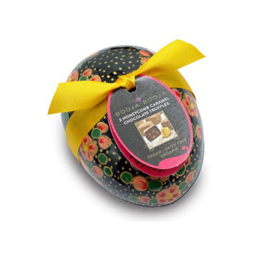 Booja Booja 3 Honeycomb Caramel Truffles in Handpainted Egg 34g