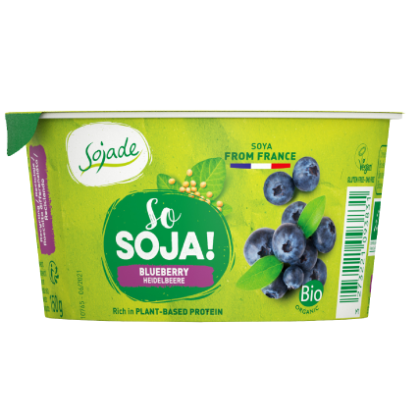 Sojade Blueberry Yogurt Organic 150g