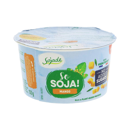 Sojade Mango No Added Sugar Soya Yogurt Organic The Natural Grocery Store