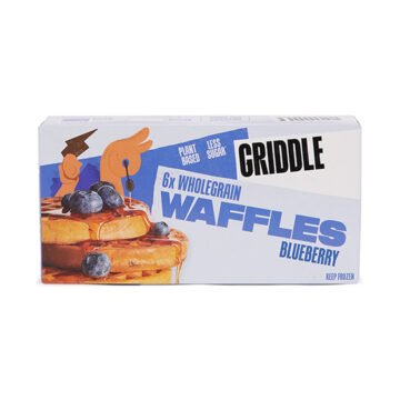 Griddle Blueberry Waffles