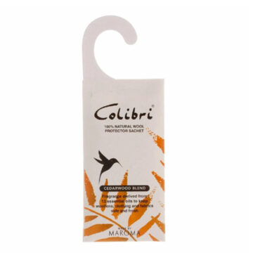 Colibri Natural Wool Protector Sachet Cedarwood Blend