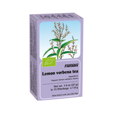 Floradix Lemon Verbena Tea Organic 15 Bags