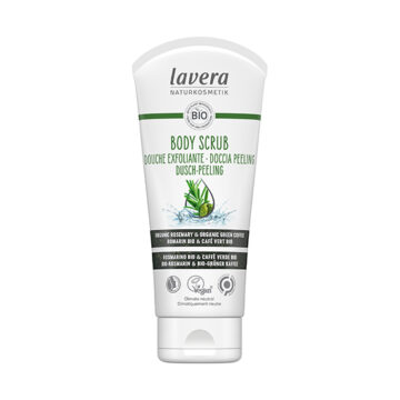 Lavera Rosemary & Green Coffee Body Scrub Organic