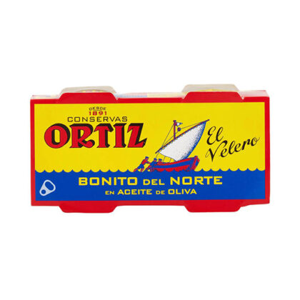 Ortiz Tuna Fillets In Extra Virgin Olive Oil 2 x 63g
