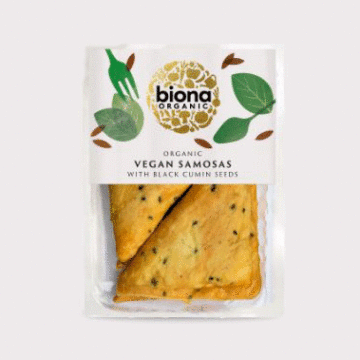 Biona Vegan Samosas with Black Cumin Seeds Organic