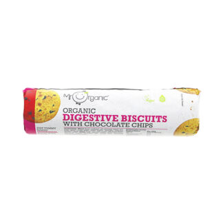 Mr Organic Digestive Biscuits With Chocolate Chips 250g