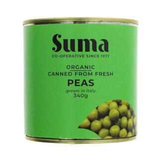 Suma Peas Canned From Fresh Organic 340g