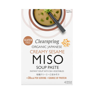 Clearpsring Creamy Sesame Miso Soup Paste Organic