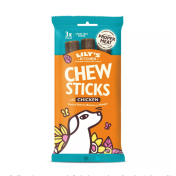 Lily’s Kitchen Dog Chew Sticks with Chicken 120g