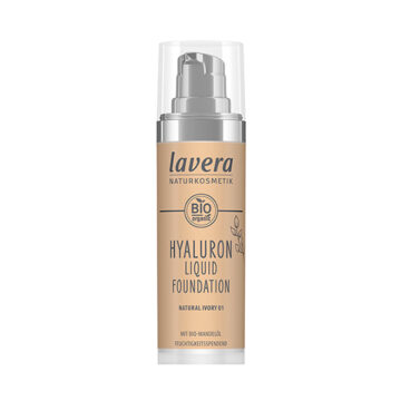 Lavera Hyaluron Liquid Foundation 01 Natural Ivory Organic 30ml