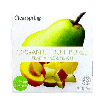 Clearspring Pear & Banana Fruit Puree Organic