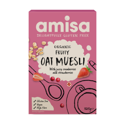 Amisa Gluten Free Fruity Oat Muesli Organic 325g