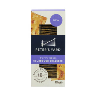 Peter's Yard Poppy Seed Sourdough Crackers