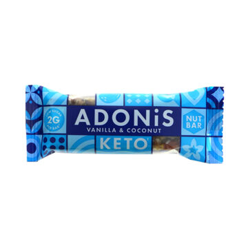 Adonis Vanilla & Coconut Keto Nut Bar