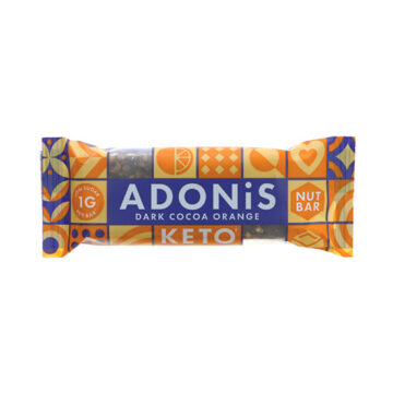 Adonis Dark Cocoa Orange Keto Nut Bar
