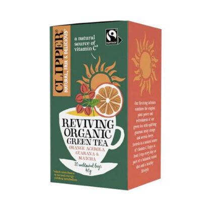 Clipper Reviving Orange, Acerola, Guarana and Matcha Green Tea