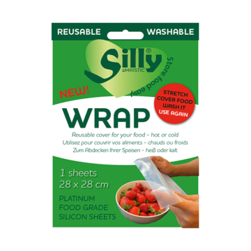 Silly by Maistic Silicon Food Wrap Sheet – 1 Large Sheet