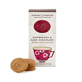 Miller's Elegant & English Raspberries & Dark Chocolate Biscuits