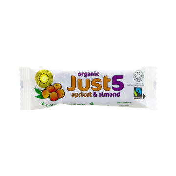 Tropical Wholefoods Just5 Apricot & Almond Bar Organic