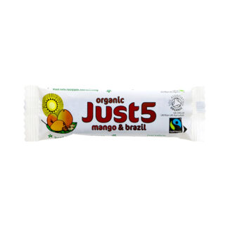 Tropical Wholefoods Just5 Mango & Brazil Bar Organic