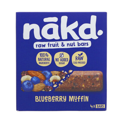 Nakd Blueberry Muffin Bars 35g x 4