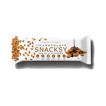 Snacksy Cacao & Almonds Raw Chocolate