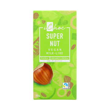 iChoc Super Nut Vegan M!lk L!ke Chocolate Organic