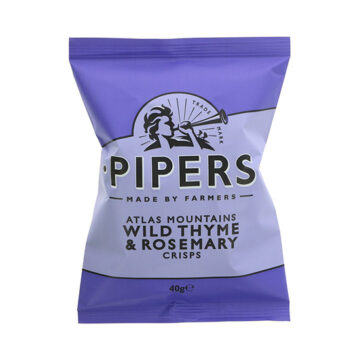 Pipers Atlas Mountains Wild Thyme & Rosemary Crisps 40g