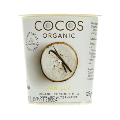 Cocos Vanilla Coconut Yoghurt Organic 125g