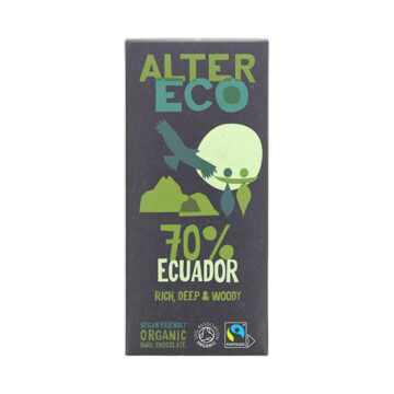 Alter Eco 70% Ecuador Dark Chocolate Organic 100g