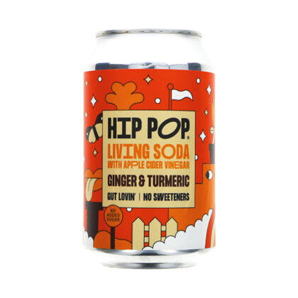 Hip Pop Ginger & Turmeric Living Soda