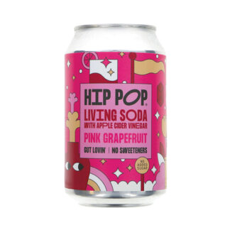 Hip Pop Pink Grapefruit Living Soda