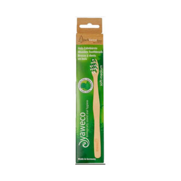 Yaweco Soft Medium Wooden Toothbrush