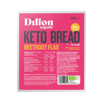 Dillon Beetroot Flax Keto Bread Organic 250g