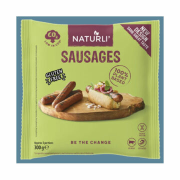 Naturli Sausages 100% Plant Based Gluten Free