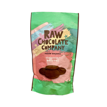 The Raw Chocolate Company Vanoffee Chocolate Buttons Organic 150g