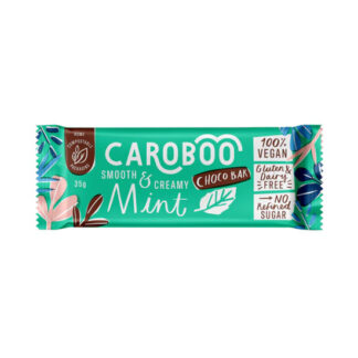 Caroboo Mint Smooth & Creamy Carob Bar