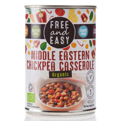 Free & Easy Middle Eastern Chickpea Casserole