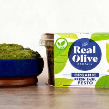 The Real Olive Company Basil Pesto Organic