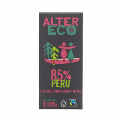 Alter Eco 85% Peru Dark Chocolate Organic 100g