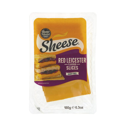 Bute Island Dairy Free Red Leicester Flavour Sheese Slices 180g