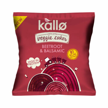 Kallo Lentil & Pea Veggie Mini Cakes Beetroot & Balsamic 22g