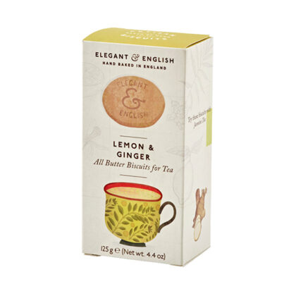 Elegant & English Lemon Ginger Biscuits