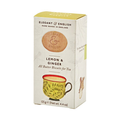 Elegant & English Lemon Ginger Biscuits