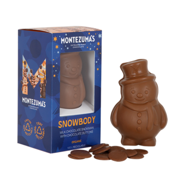 Montezuma’s Milk Chocolate Snowman /Buttons