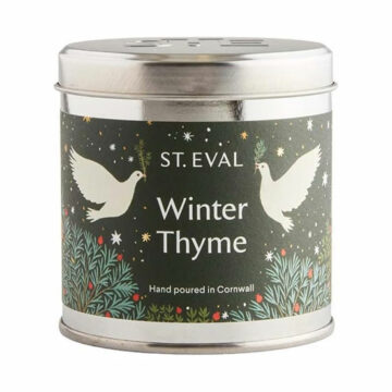 St Eval Winter Thyme Candle in Tin